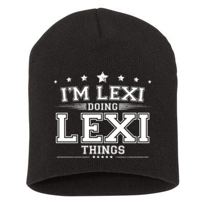 Im Lexi Doing Lexi Things Short Acrylic Beanie