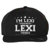 Im Lexi Doing Lexi Things Wool Snapback Cap