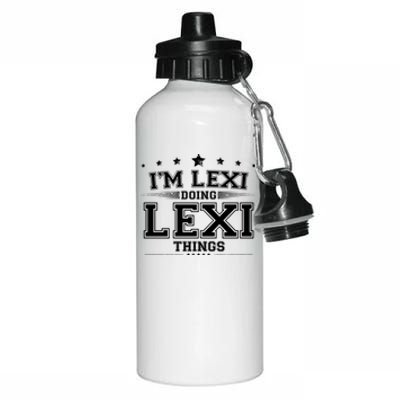 Im Lexi Doing Lexi Things Aluminum Water Bottle