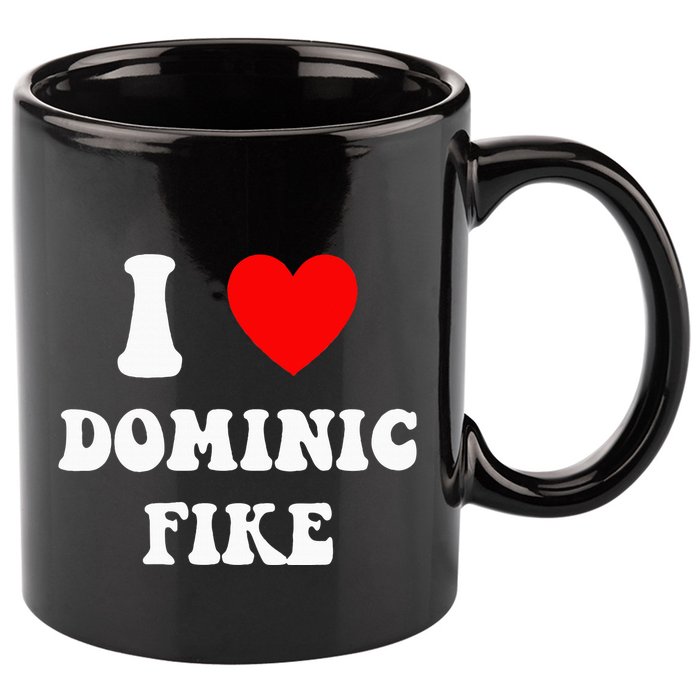 I Love Dominic Fike 11oz C Handle Ceramic Mug