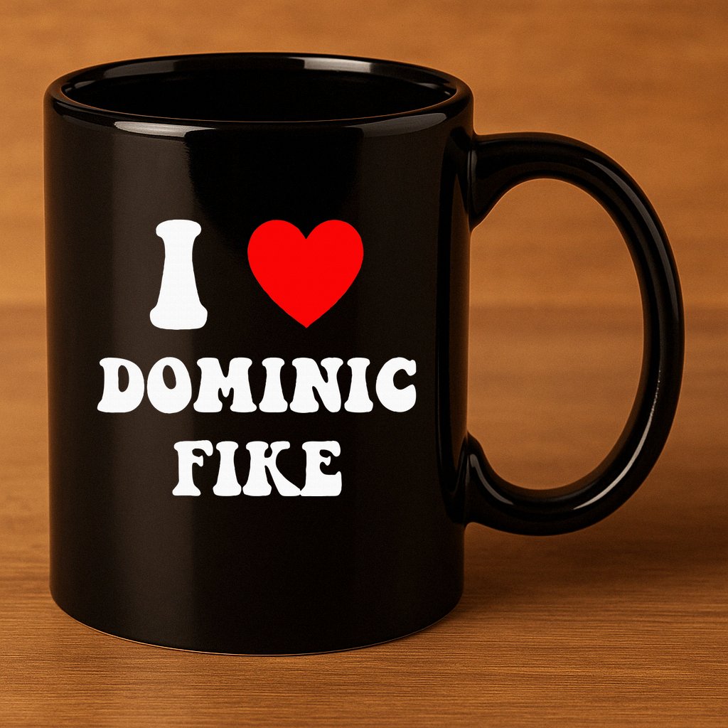 I Love Dominic Fike 11oz C Handle Ceramic Mug