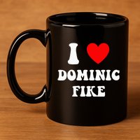 I Love Dominic Fike 11oz C Handle Ceramic Mug