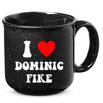 I Love Dominic Fike 15oz Campfire Ceramic Mug