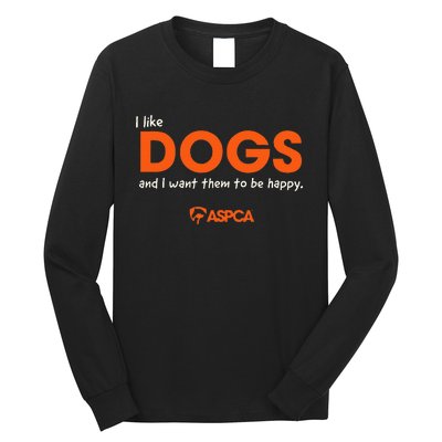 I Like Dogs Long Sleeve Shirt