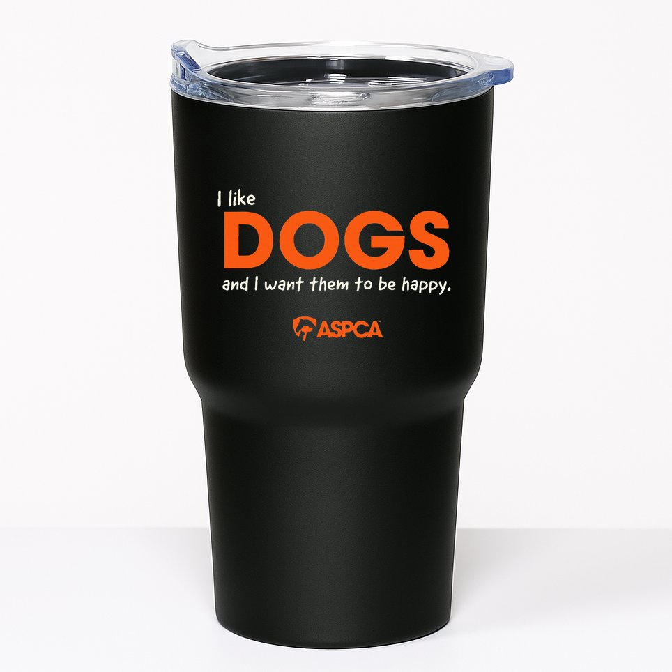 I Like Dogs Tumbler