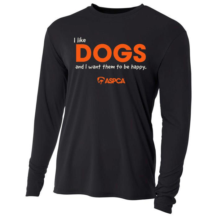 I Like Dogs Cooling Performance Long Sleeve Crew