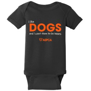 I Like Dogs Baby Bodysuit