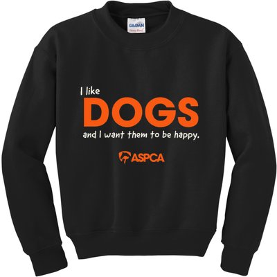 I Like Dogs Kids Sweatshirt