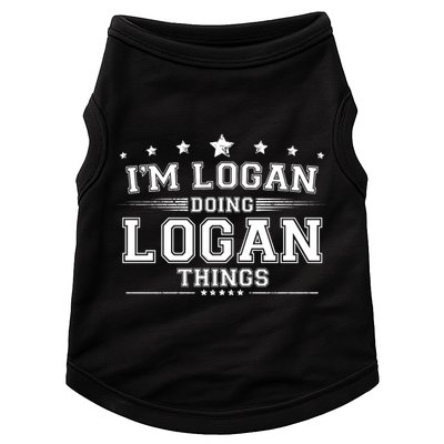 Im Logan Doing Logan Things Doggie Tank
