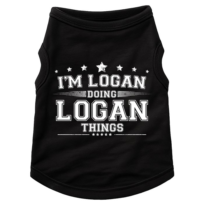 Im Logan Doing Logan Things Doggie Tank