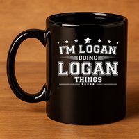 Im Logan Doing Logan Things 11oz C Handle Ceramic Mug