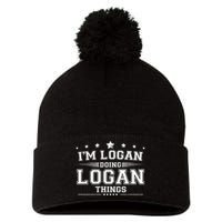 Im Logan Doing Logan Things Pom Pom 12in Knit Beanie
