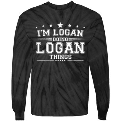 Im Logan Doing Logan Things Tie-Dye Long Sleeve Shirt