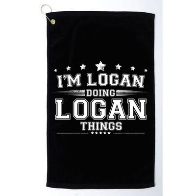 Im Logan Doing Logan Things Golf Towel