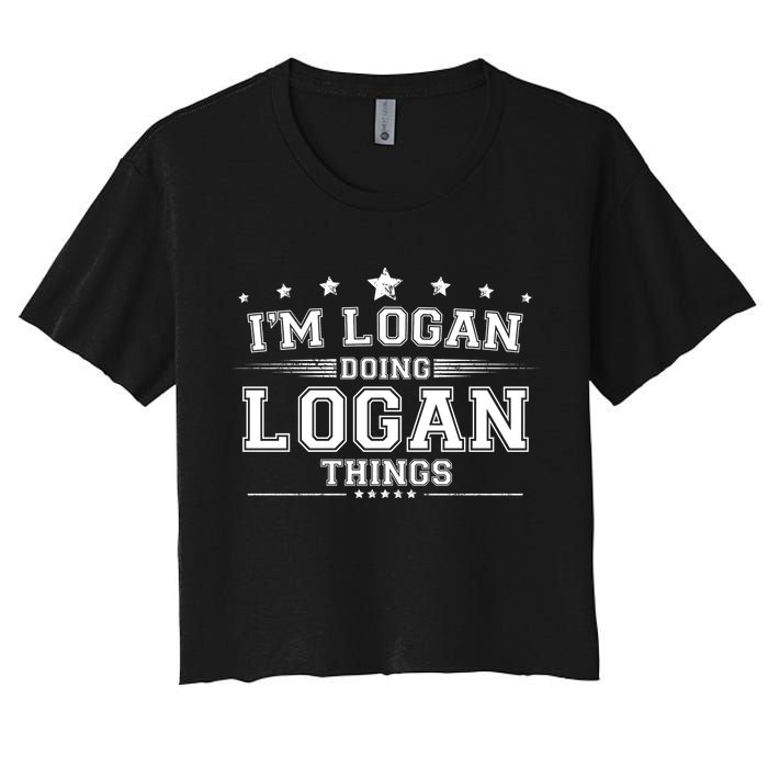 Im Logan Doing Logan Things Crop Top