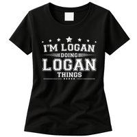 Im Logan Doing Logan Things Womens T-Shirt