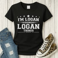 Im Logan Doing Logan Things Womens T-Shirt