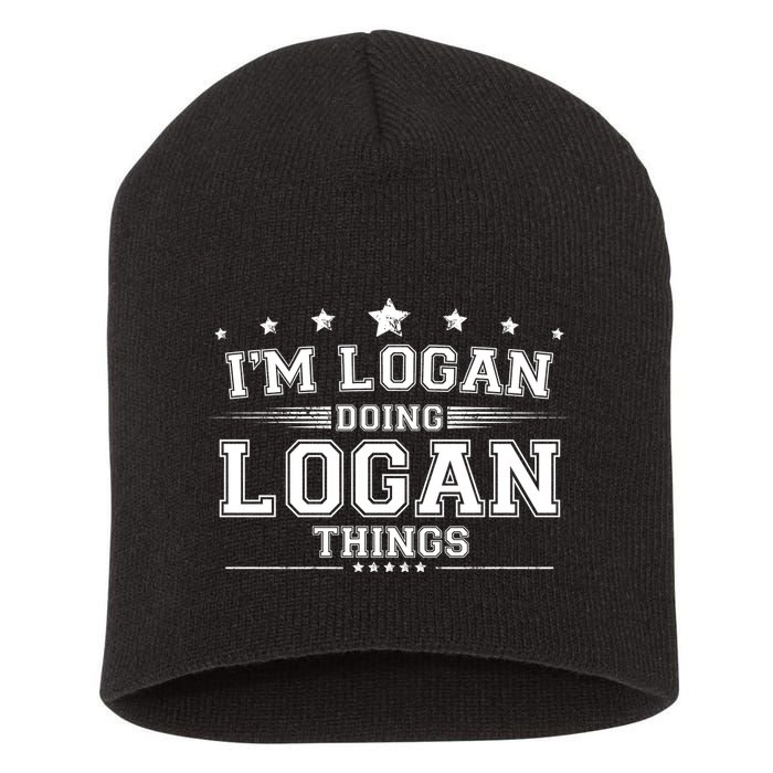 Im Logan Doing Logan Things Short Acrylic Beanie