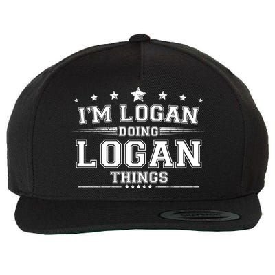 Im Logan Doing Logan Things Wool Snapback Cap