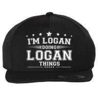 Im Logan Doing Logan Things Wool Snapback Cap
