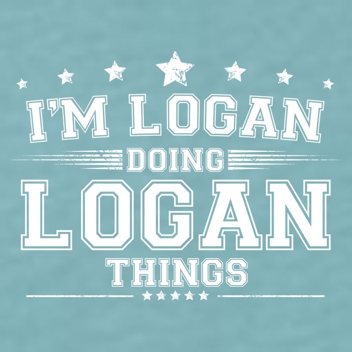 Im Logan Doing Logan Things Sueded Cloud Jersey T-Shirt