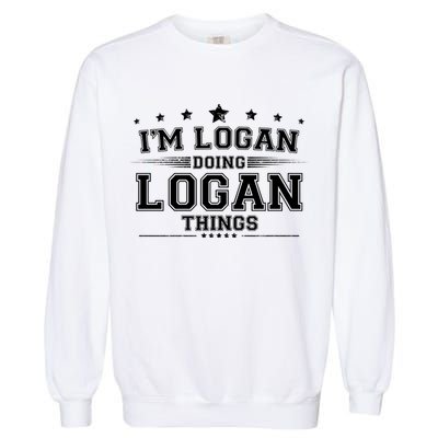 Im Logan Doing Logan Things Garment-Dyed Sweatshirt