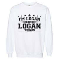 Im Logan Doing Logan Things Garment-Dyed Sweatshirt