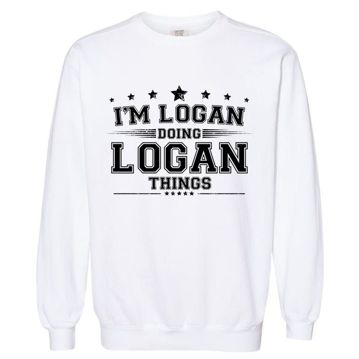 Im Logan Doing Logan Things Garment-Dyed Sweatshirt