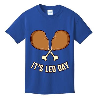 Its Leg Day Thanksgiving Gift Kids T-Shirt
