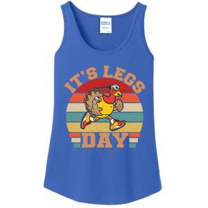 Its Legs Day Funny Turkey Exercise Workout Thanksgiving Gift Ladies Essential Tank