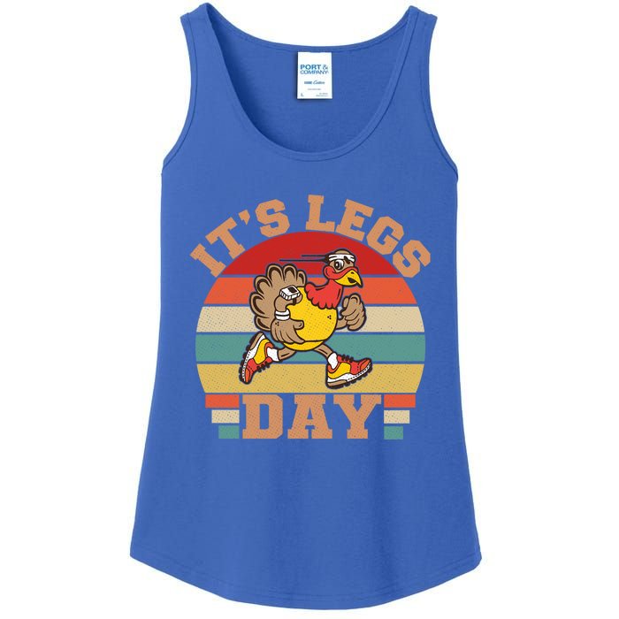 Its Legs Day Funny Turkey Exercise Workout Thanksgiving Gift Ladies Essential Tank