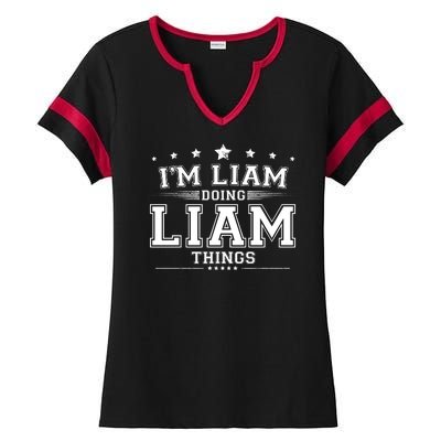 Im Liam Doing Liam Things Ladies Halftime Notch Neck Tee