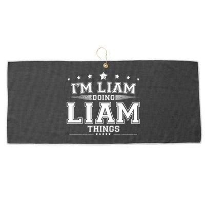 Im Liam Doing Liam Things Large Microfiber Waffle Golf Towel