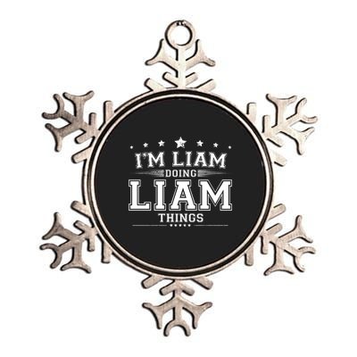 Im Liam Doing Liam Things Metallic Star Ornament