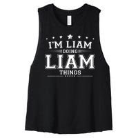 Im Liam Doing Liam Things Women's Racerback Cropped Tank