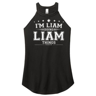 Im Liam Doing Liam Things Women's Perfect Tri Rocker Tank