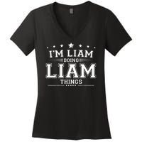 Im Liam Doing Liam Things Women's V-Neck T-Shirt