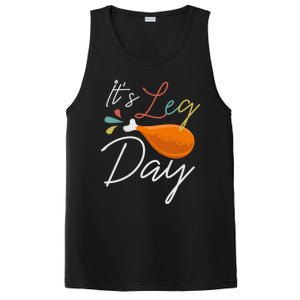 Its Leg Day Design For Chicken Lovers Gift PosiCharge Competitor Tank