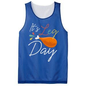 Its Leg Day Design For Chicken Lovers Gift Mesh Reversible Basketball Jersey Tank