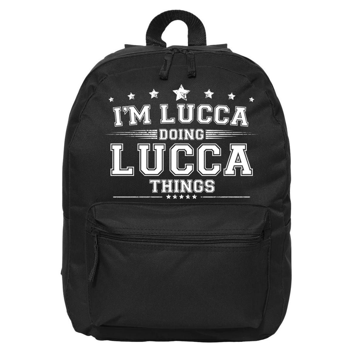 Im Lucca Doing Lucca Things 16 in Basic Backpack