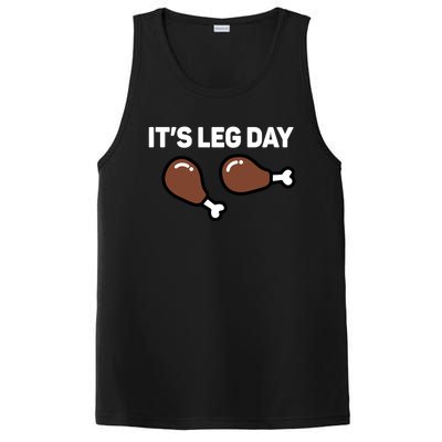 Its Leg Day Funny Thanksgiving Gift PosiCharge Competitor Tank