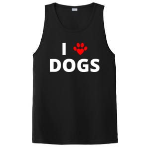 I Love Dogs PosiCharge Competitor Tank