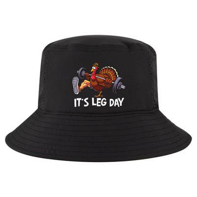 ItS Leg Day Funny Workout Turkey Thanksgiving Cool Comfort Performance Bucket Hat