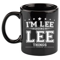 Im Lee Doing Lee Things 11oz C Handle Ceramic Mug