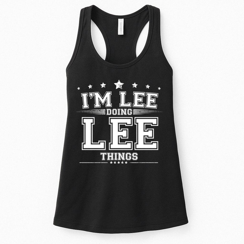 Im Lee Doing Lee Things Womens Tank Top