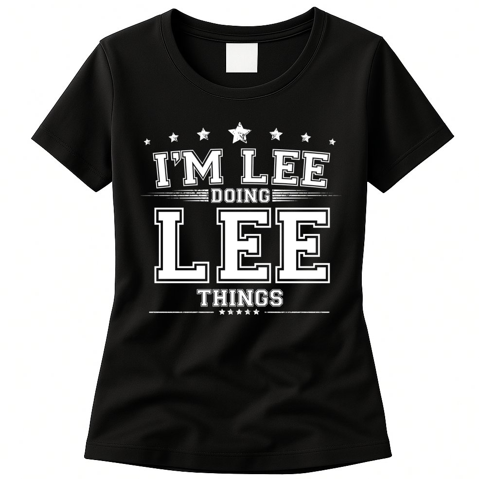 Im Lee Doing Lee Things Womens T-Shirt