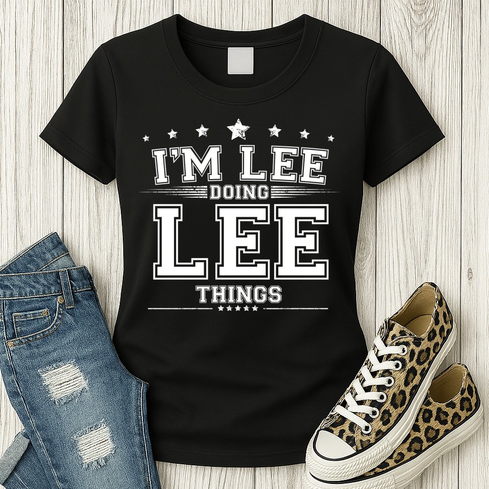 Im Lee Doing Lee Things Womens T-Shirt