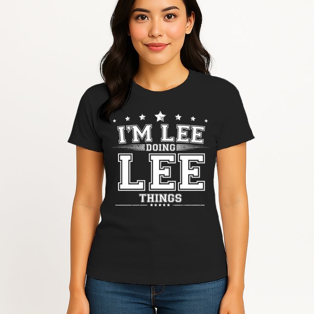 Im Lee Doing Lee Things Womens T-Shirt