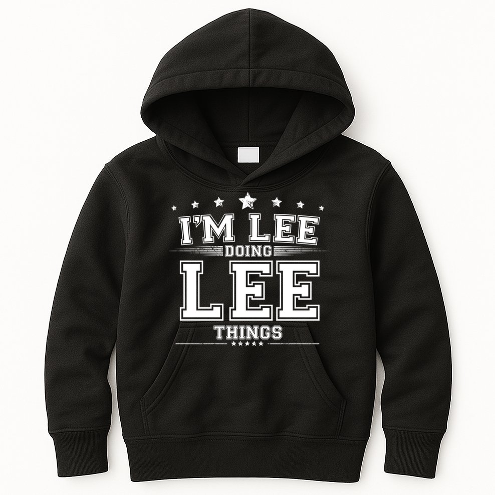 Im Lee Doing Lee Things Kids Hoodie