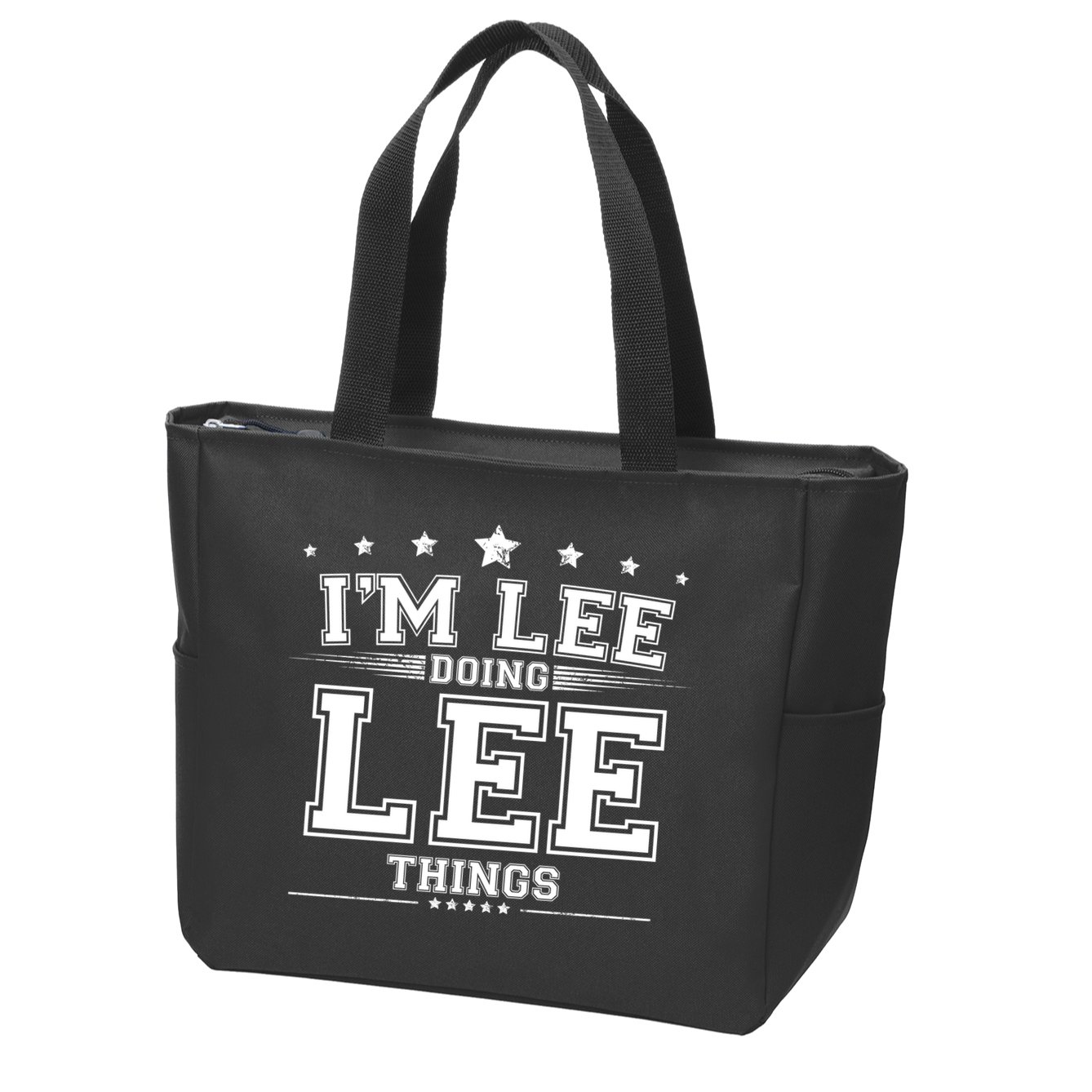 Im Lee Doing Lee Things Zip Tote Bag